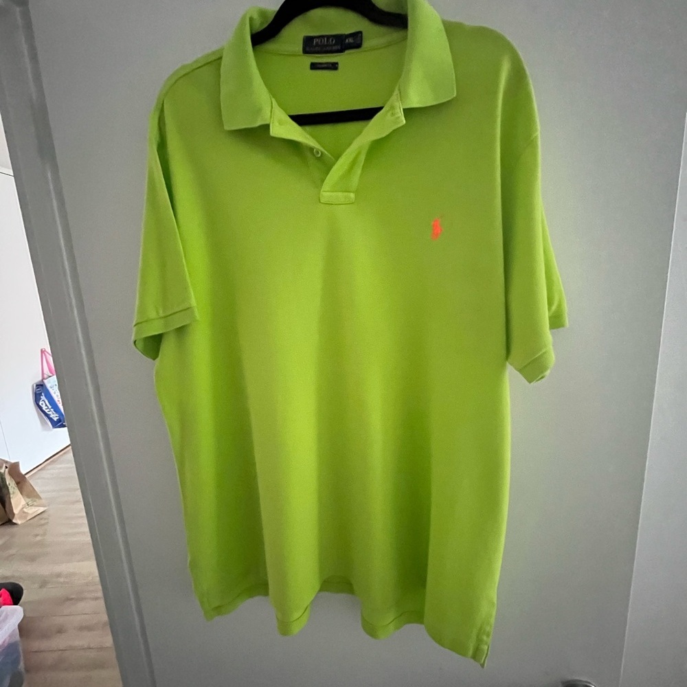 Polo Ralph Lauren Iconic Mesh Polo Shirt Men’s XXL Classic Kelly - Picture 3 of 7
